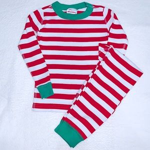 Hanna Andersson 4T Red Stripe Pajamas